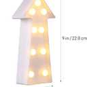 Uonlytech 3D Arrow Sign Light, Right Arrow Night Lighted Arrow Marquee Corridor Light Wall Decor for Bedroom Christmas Birthday Party