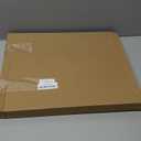 Uvish Square Shower Head Extension Arm with Flange, 16.5 Inch Z/S Shaped High Rise Shower Pipe Extender Wall-Mounted for Fixed Bathroom, Shower Head Goose Neck Arm - Extra Long Thread, Brushed Gold