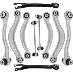 Rear Suspension Kit Aluminum Control Arm,Sway Bar Link Fits For 2012-2015 Mercedes-Benz C250,2008-2014 C300, 2008-2015 C350/C63 AMG, For Mercedes-Benz CLS400 CLS550,E250 E350 E400 E550