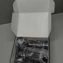 KMM Handheld Car Vacuum Cleaner, 10000PA Vacuum Cleaner & Air Duster, 120W High Power Vacuum Portable Cordless, Hand Held Vacuum Rechargeable with Multi-Nozzles & LED Light for Home, Car, Office (Black and Silver)