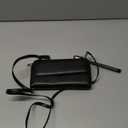 Fashion Ladies Solid Color Large Capacity Leather Shoulder Bag Messenger Bag over Shoulder Bag (Black, One Size)