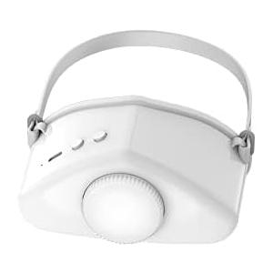 4 in1 Anti Snoring Device with Gentle Moisturizing Mist,Wearable Nose Snoring Aid with Adjustable Airflow,Drug-Free Night Breathing Support for Dry Air,Travel-Friendly Sleep Accessory (White, m)