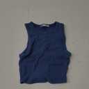 Zara Women Tank Top Sexy Vest Off Shoulder Knitted Crop Tops, S