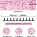 12 Packs 12 X 72 Inch Pink Sequin Table Runner Glitter Dining Table Runner for Birthday Wedding Engagement Bridal Baby Shower Bachelorette Holiday Celebration Party Supplies Decorations (Pink)