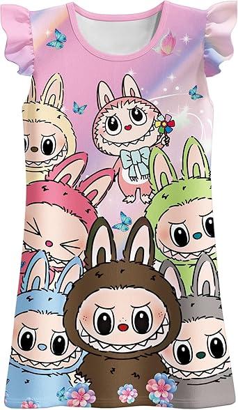 LingQiSihiZu Labubu Kids Dress 120