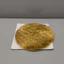 Disposable Gold Placemats Set of 24 Metallic Thin Round 13 Inch Gold Doilies Mesh Pressed Fall Table Placemats 24 Pack Gold Charger Plates for Wedding, Birthday Party