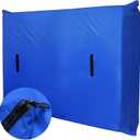 Twin Mattress Bags for Moving, Waterproof Reusable Storage Bag, Strong Zipper, Extra Heavy Duty Easy Carrier Protector for Moving, Fits Up to 14 Inch (Navy)