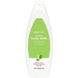 Amazon Basics Refreshing Nourishing Body Wash, Cucumber & Green Tea, Moisturizing, Paraben Free, Rich Lather, 22 fl oz (1-Pack)
