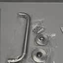 AmazerBath Shower Grab Bars for Bathtubs and Showers, Handicap Grab Bars for Shower Anti Slip, Shower Grab Bars for Senior for Wall Stainless Steel, Holds up to 500LBs, 12" L x 1" D, Brushed Nickel