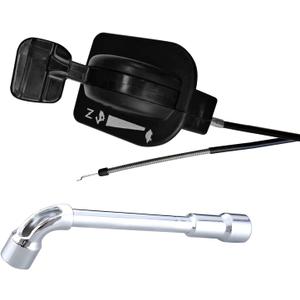 746P06891 746-06891 51" Throttle Cable Compatible with ZT1-42 ZT1-46 ZT1-50 ZT1-54 ZTS1-42 ZTS1-46 ZTS1-50 ZTS2-50 ZTS2-54 ZTS2-60 KH FAB Lawn Mover Engine, with Socket Wrench Easy to Install