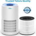 Tailulu 2 Packs D09 Air Purifier Replacement Filter, 3-in-1 True H13 True HEPA Air Cleaner Purifier for Home Large Room Up to 1680 Sq Ft