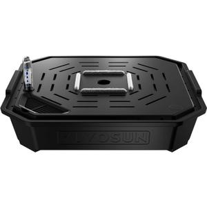 VIVOSUN 4-Pack FlexFeed Self-Watering Pots, Auto Irrigation Fabric Pot Base with Water Meter & Maintenance Window, for Use Indoors/Outdoors in Grow Tents, Greenhouses, Gardens