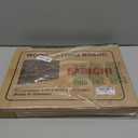 Wooden Butcher Block End Grain Cutting Board - 17x13x1.5in Reversible Multipurpose Chopping Board with Juice Groove, Cracker Holder & Inner Handles