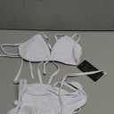 See Through Micro Bikini Set Brazilian Sheer Sex Swimwear Beachwear Swimsuit. Size S