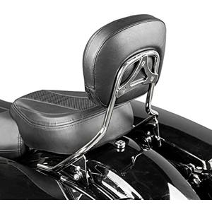 Mofun Street Glide Sissy Bar Passenger Detachable Backrest Compatible with Harley Touring Road King Road Electra Glide 2009-2025 Chrome