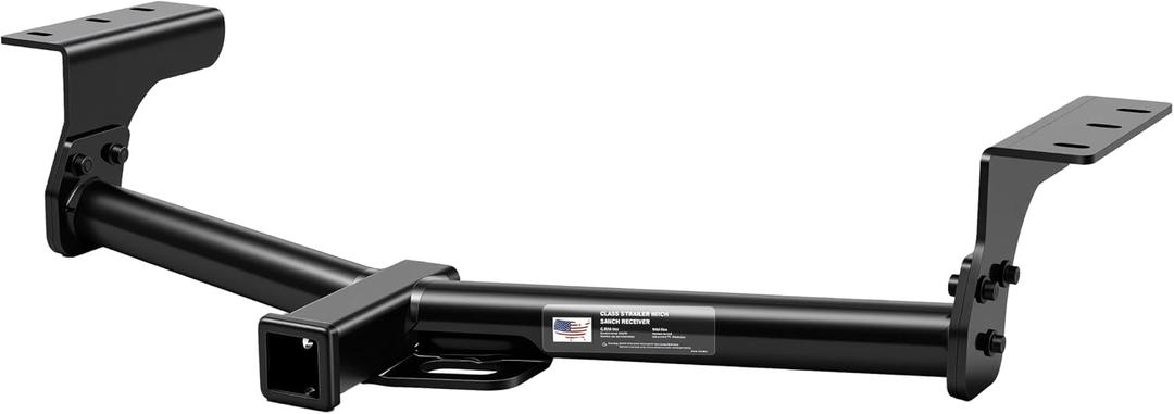 2 Inch Receiver Class 3 Trailer Hitch for 2006-2018 Toyota RAV4 | 3500lbs GTW/525lbs TW | 4000lbs WD | Heavy-Duty Carbon Steel No-Drill Bolt-On