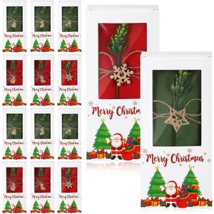 Berlune Christmas Scarf with Fringe Bulk Winter Soft Scarves for Women Men with Xmas Gift Boxes for Christmas Winter Party (Red,green)