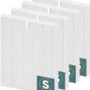 4 Pack C545 True HEPA Replacement Filter S Compatible with Winix C545, B151, P150, 9300 Air Purifier Replacement for Winix S Filter Part 1712-0096-00 and 2522-0058-00 by Funmit