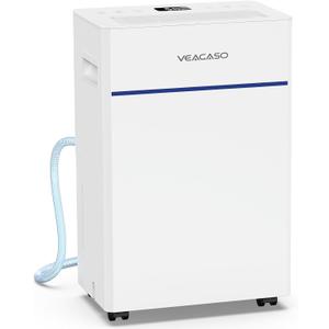 VEAGASO Dehumidifier for Basement, 32 Pints, 2500 Sq.Ft, 38dB Quiet