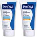 PanOxyl Acne Foaming Wash Benzoyl Peroxide 10% Maximum Strength Antimicrobial, 5.5 Oz (Pack of 2)