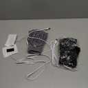 SATINIOR 2 Pairs Winter USB Heated Gloves Fingerless USB Hand Warmer Electric Hand Warming Gloves Heated Mittens with Button (Classic, Gray/Black)