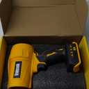 Electric Cordless Leaf Blower Dust Blower for DEWALT 20V Battery, High-Speed Motor Handheld Jet Fan Air Blower for Patio Cleaning, Lawn Care, Blowing Leaves and Dust (No Battery/Charger)