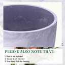 CroBlissful 5 Pack Flower Pots 5 Inch Outdoor Plant Pots for Indoor Marble Pattern Plastic Tree Planters with Drainage Holes Gardening Gifts for Patio Home Garden Desk Decoration