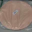 FunWheat Round Braided Placemats Set of 8 Place Mats for Dining Table Woven Washable Non-Slip Table Mats 15 Inch(Pink,8pcs)