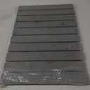 Large Stone Dish Drying Mat for Kitchen Counter, 24x16 Inches Foldable Food Grade Super Absorbent Diatomaceous Earth Mats with Self-drying for Dishes Sink Bathtub, Dark Gray