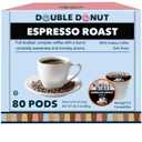 Espresso Coffee Pods (80 Pack) Dark Espresso Roast Coffee, Single-Serve Pods for Keurig K Cup Brewer Machines,, Best By: 10/07/2027