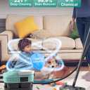 Steam Mop, 19 in 1 Detachable Steam Cleaner, 54OZ Tank, 10S Heat-up, Pressurized Deep Cleaning Steamer, 3-Level Temp & 221F for Floors, Carpets, Tiles, BBQ grill, Car, Window (MINT GREEN)