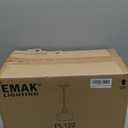 Emak 8 Inch Pendant Lights Kitchen Island, Black Pendant Light Fixtures with Hammered Glass Shade, Modern Farmhouse Island Lights for Kitchen, PL122-BK-HG