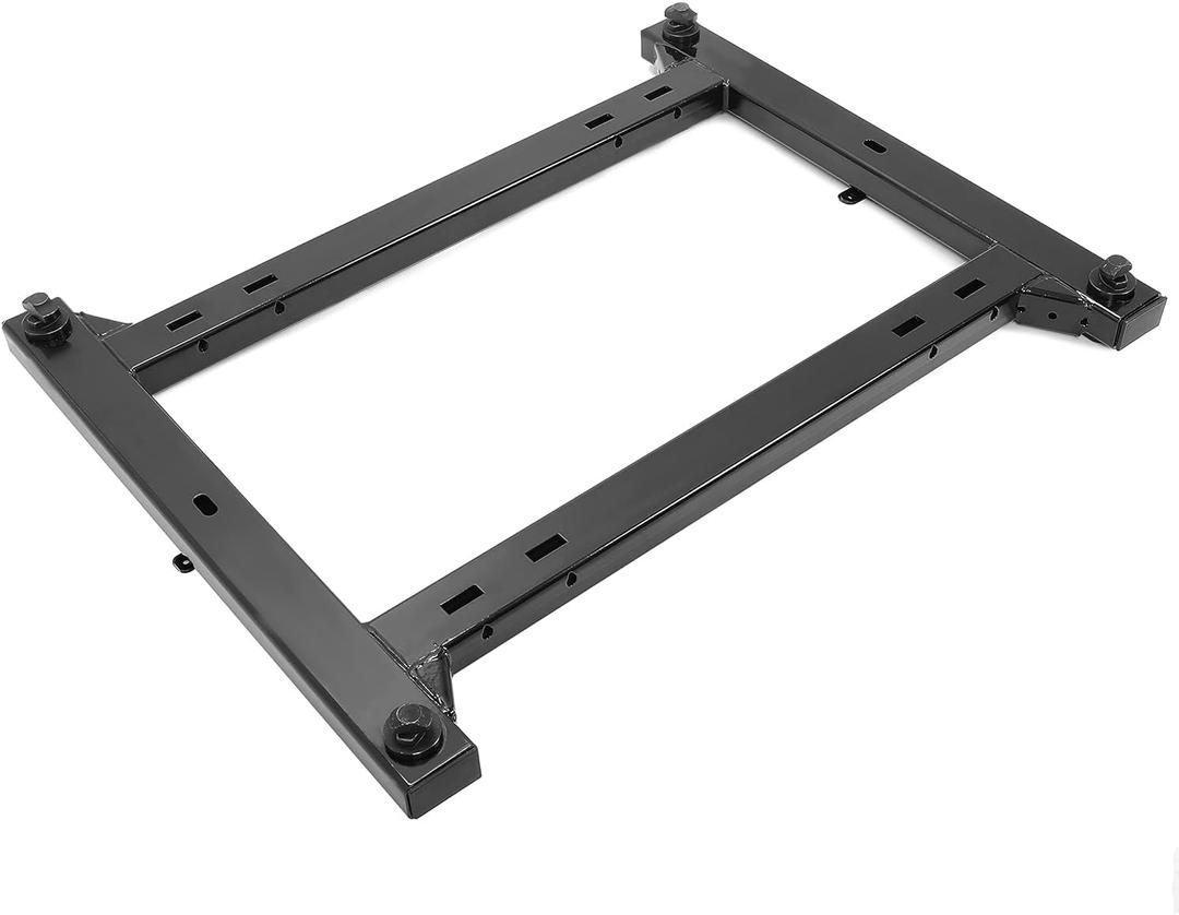 ECOTRIC Hitch Rail Adapter Compatible with 2013-2021 Dodge Ram 2500 3500 Factory HD Towing Option Trailer Steel Fifth Wheel Rail Kit Mounting Adapter 25,000 lbs Replacement for 30154 Heavy Duty Steel