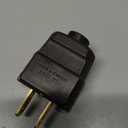 Leviton 15 Amp, 125 Volt, NEMA 1-15P, 2P, 2W, Plug, Straight Blade, Residential Grade, Polarized, Non-Grounding, 101-P, Brown