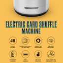 Card Shuffler Automatic, 1-4 Deck Automatic Pokers Card Shuffler, Low Noise & Portable shufflers Machine for Bridge, Blackjacks, Pokers Card Games