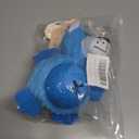 Interactive Dog Toys, Plush Dog Toy with Treat Dispensing Ball, Squeaky Dog Toy with Cute Plastic Paws for Playing,Slow Eat Hiding Food Enrichment Toy for Small & Medium Breeds (Blue)