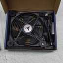 AC Infinity MULTIFAN S4, Quiet 140mm USB Fan, UL-Certified for Receiver DVR PlayStation Xbox Computer Cabinet Cooling