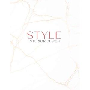 Style Interior Design: Decorative Book For Styling Your Coffee Table, Console Table, Bookshelf, End Table & More | For Show Home Display Style Effect, Decor - Size 8.5" x 11" - Text Also On Spine