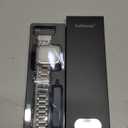 Fullmosa Metal Band Compatible with Apple Watch Bands Series 11 10 42mm, Stainless Steel Strap iWatch Band with Case for Apple Watch, Silver