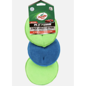 Turtle Wax Platinum Series Waxing Applicator Pads, Pack of 3 Pads