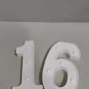 16th Birthday Decorations for Girls Boys,Sweet 16 Party Decorations for Centerpieces Table,Light Up Numbers Sweet 16 Sign for Party Backdrop Wall Decor for 16th Wedding Anniversary Decoration
