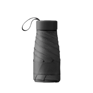 VIDDVOOM Compact Mini Umbrella for Purse - Lightweight, Pocket-Sized Travel Umbrella with Black UV Coating for Sun Protection