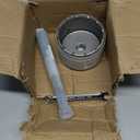 100mm / 4 inch Concrete Hole Saw with 220mm SDS Plus Shank Connecting Rod, GUICGOC Tungsten Carbide Teeth (7.7mm x 4mm) Cement Hole Saw for Concrete Cement Brick Wall Stone 100mm (4 inch)