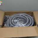 OVO Central Vacuum Standard Kit, with 30/35/40/50ft Low-Voltage Hose, ON/Off Control at The Handle, 12 Combo Brush and Accessories, for Hard Surfaces and Carpets, B 30', Black, (KIT-LV30S)