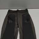 Tyusatu Fleece Lined Tights Women 300G Thick One Line Thermal Winter Warm Translucent Black Sheer (Medium)