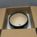 G EPGardening Ceramic Pots for Plants - 9 Inch Ceramic Planter for Indoor Plants, Round Planter with Drainage and Saucer, Modern Flower Pots for Outdoor, House Decor, Garden Gifts, Green