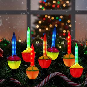 9.5Ft Christmas Bubble String Lights- 9 Multicolor Bubble Lights,Vintage Christmas Tree Lights for Christmas Tree Holiday Celebration Decorations (LED Colorful)