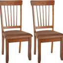 Signature Design by Ashley D199-01 Dining-Chair, 2 Count, Light Brown
