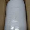 Split Top King Mattress Pad Waterproof Protector, Quilted Mattress Cover Fitted for Adjustable Bed 32"-34" Top Split from Head, Deep Pocket Mattress Protector Up to 18", White (Cover Only)