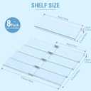 Spice Drawer Organizer 4 Tier, Acrylic Seasoning Organizer Rack, Small